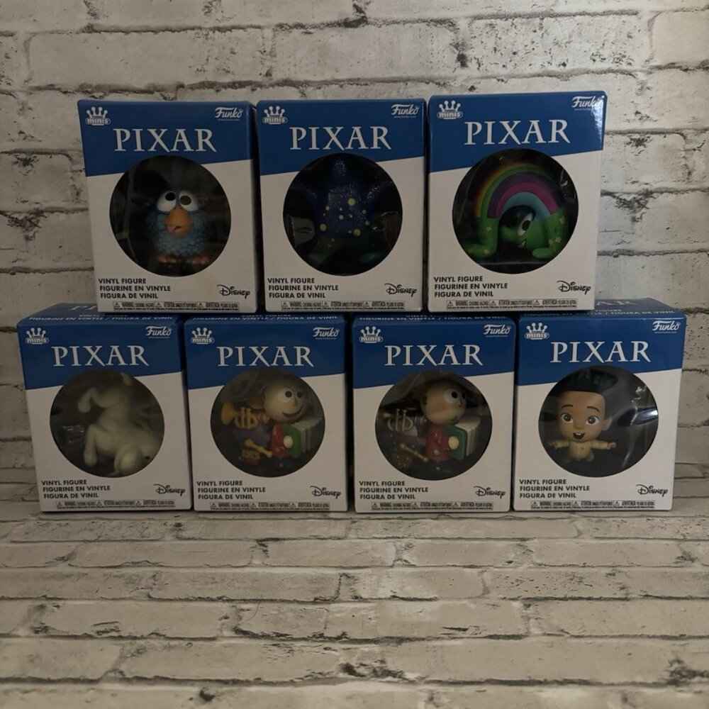 Funko Pixar Mini’s Sparkshorts Vinyl Figures Lot Of 7 - Picture 1 of 4